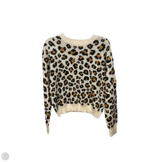 Sweater By Knox Rose In Animal Print, Size: S