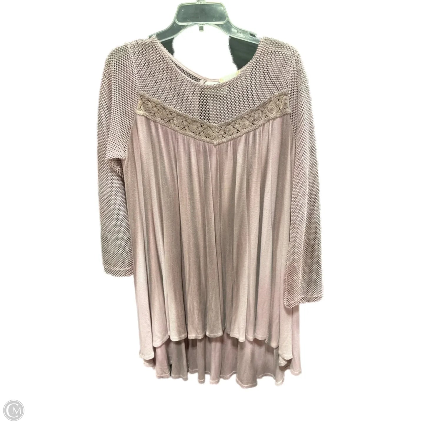 Top Long Sleeve By Altard State In Purple, Size: L