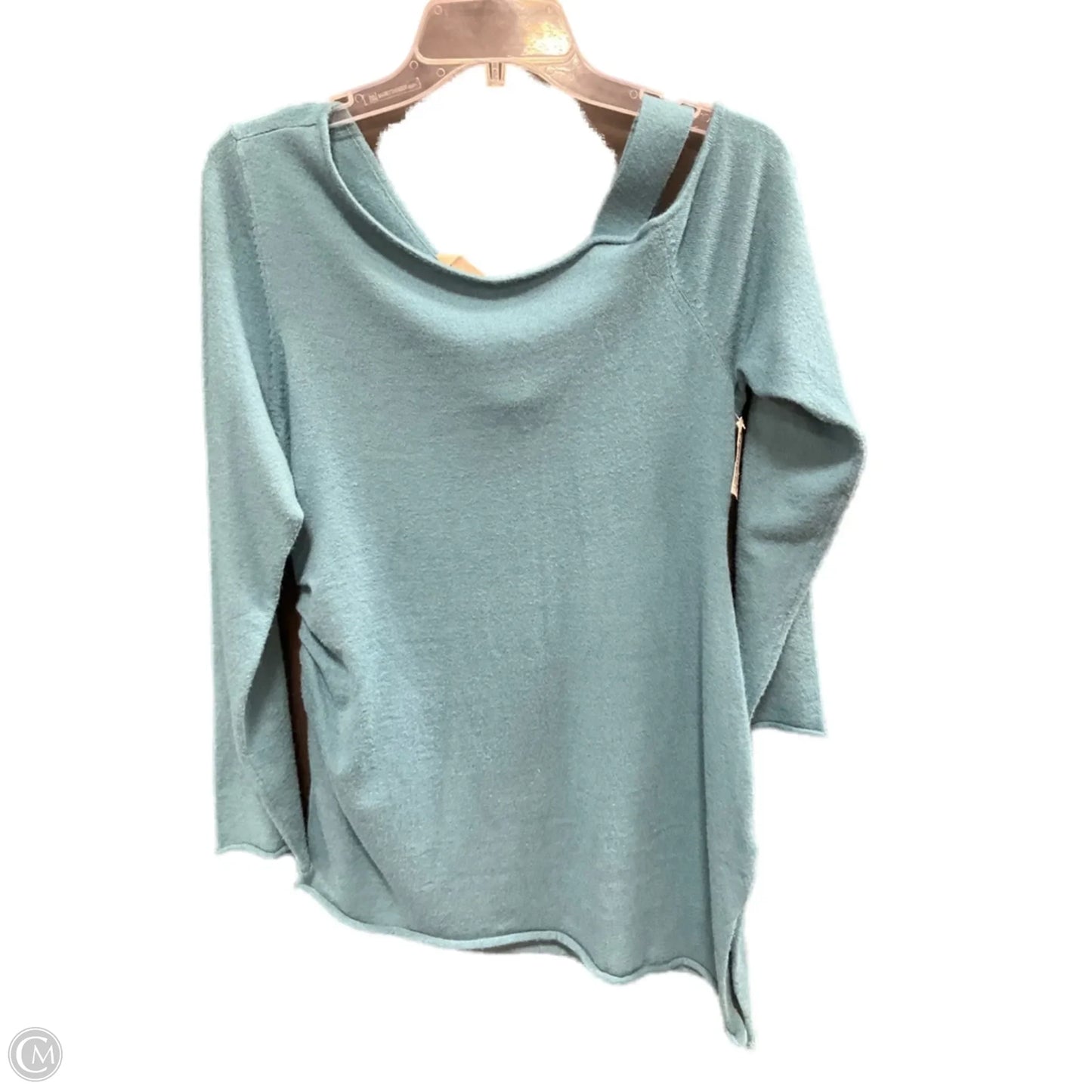 Top Long Sleeve By Soft Surroundings In Teal, Size: Lp