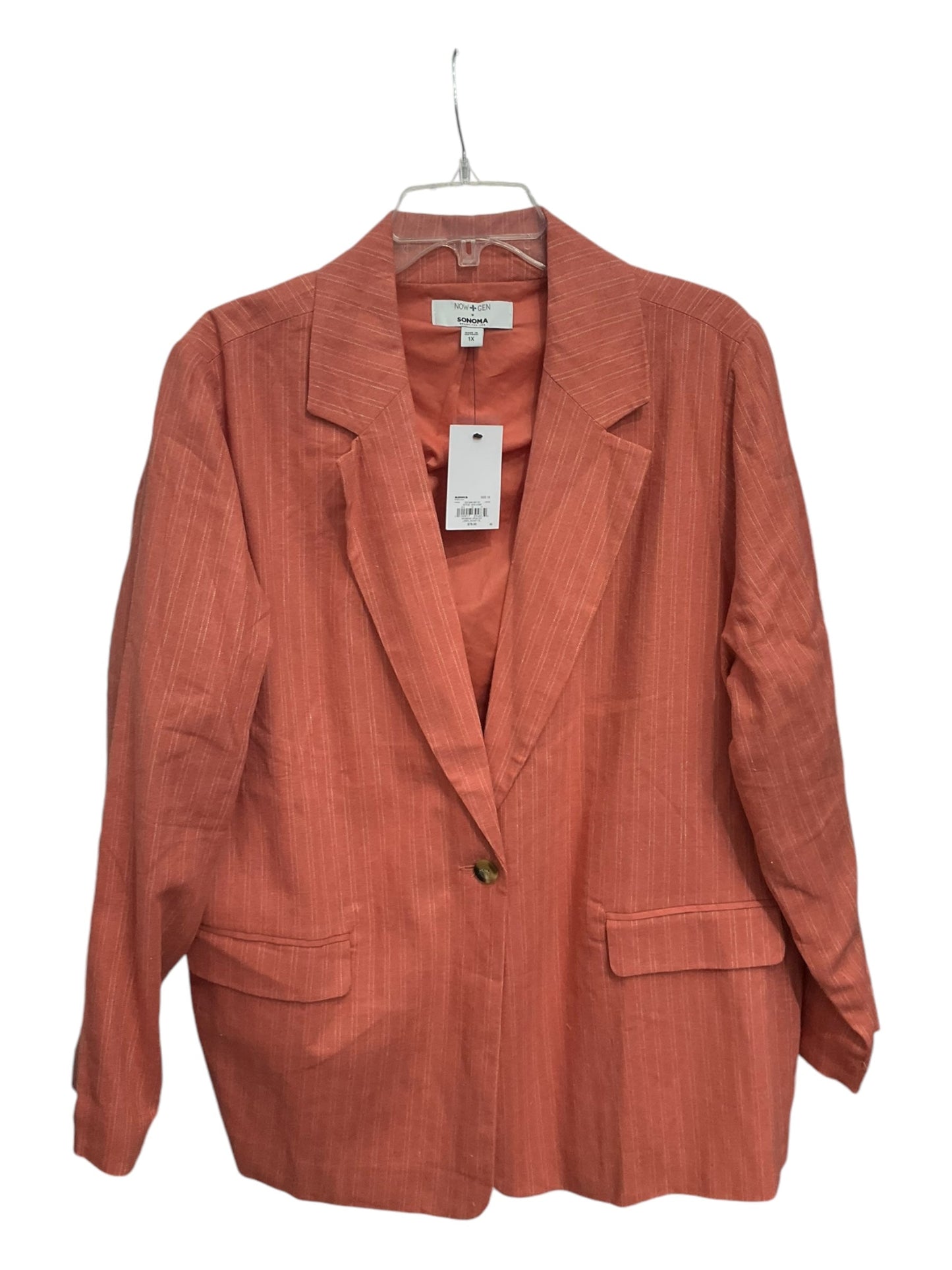 Blazer By Sonoma In Coral, Size: 1x