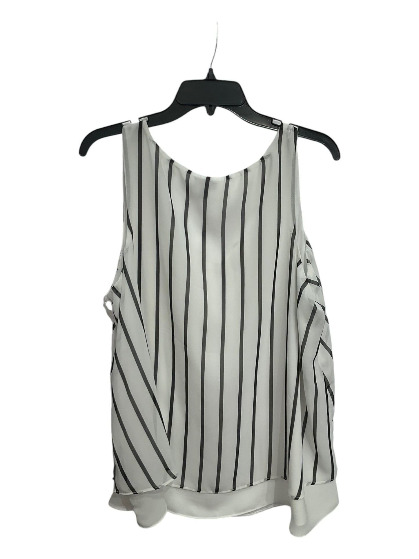 Blouse sleeveless By Torrid In Striped Pattern, Size: L