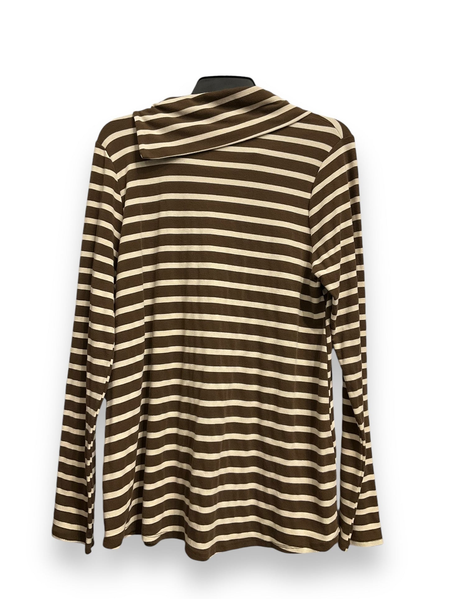 Top Long Sleeve Basic By Cmc In Striped Pattern, Size: Xl