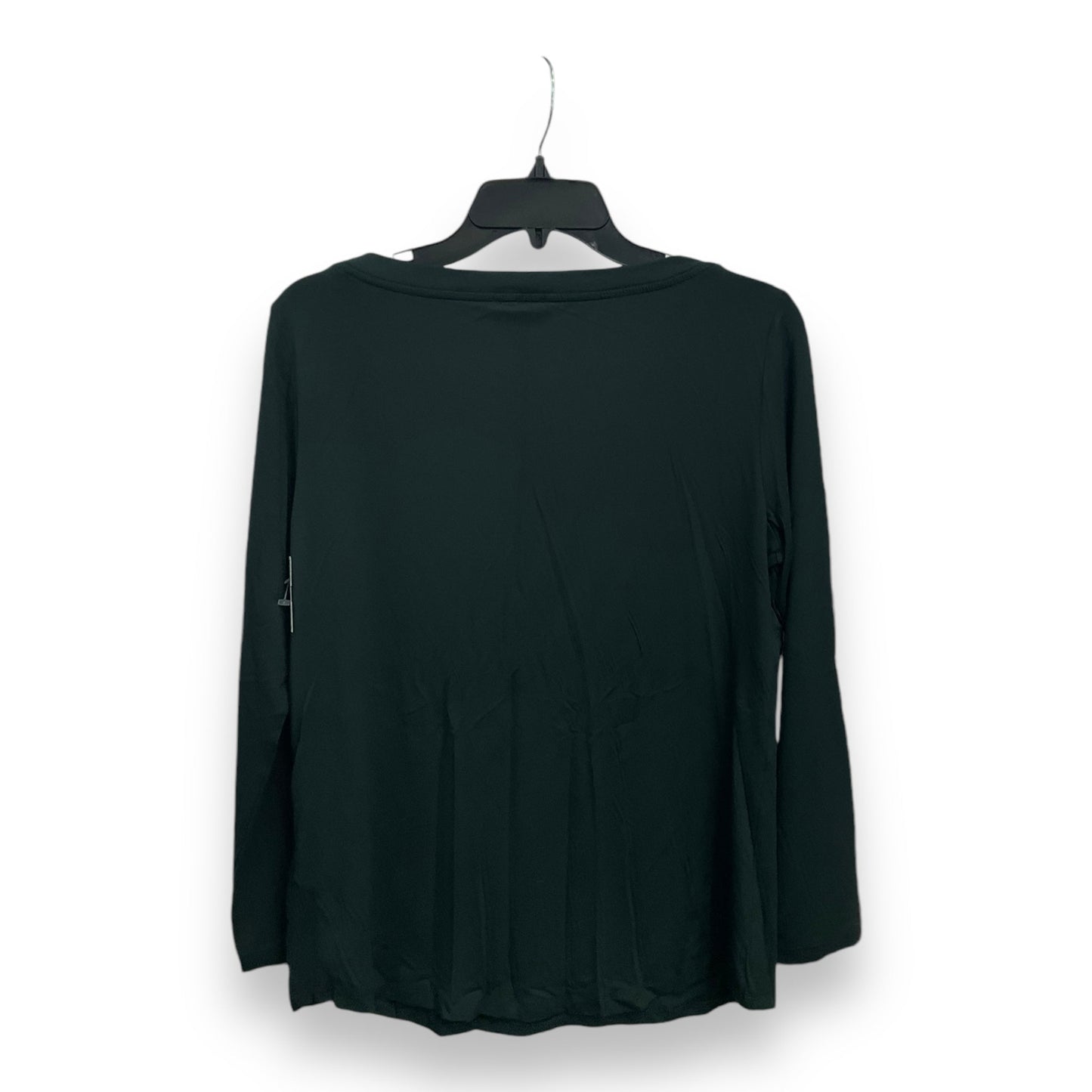 Top Long Sleeve Basic By Jones New York In Green, Size: M