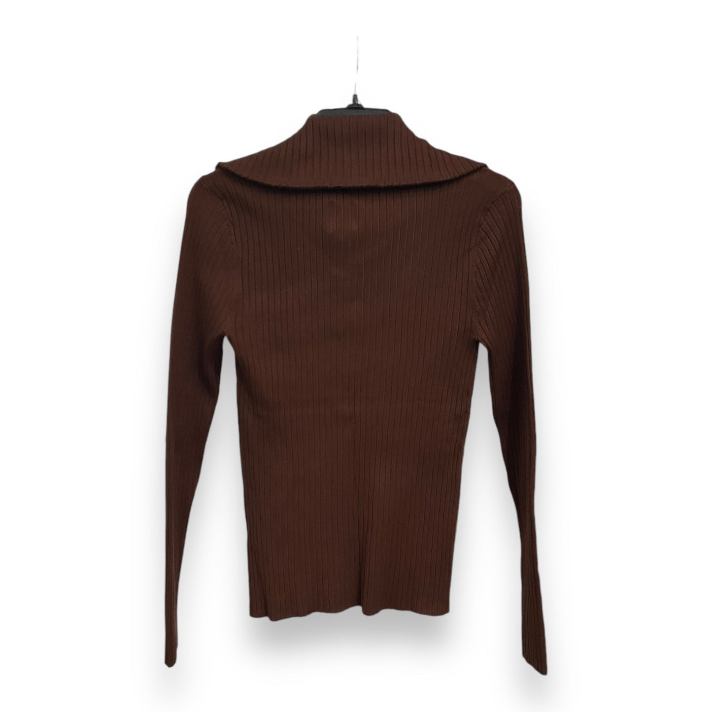 Top Long Sleeve By Maeve In Brown, Size: S