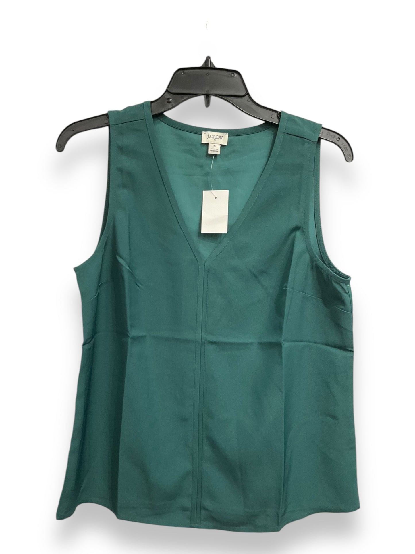 Blouse Sleeveless By J. Crew In Green, Size: S