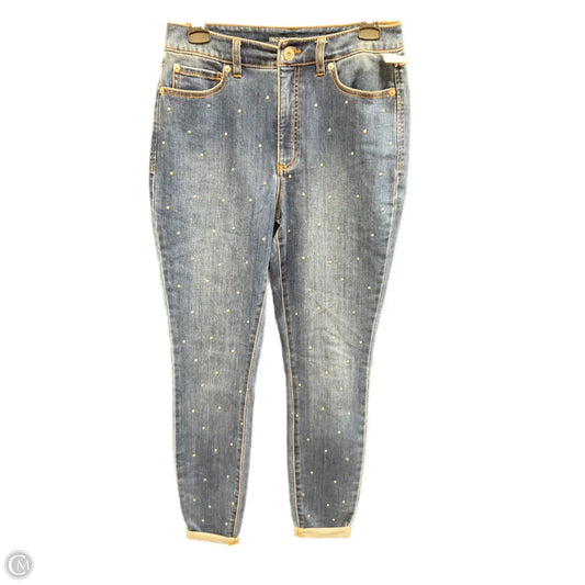 Jeans Skinny By Inc In Blue Denim, Size: 6