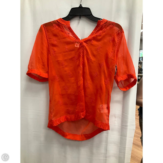 Top Short Sleeve By Old Navy In Orange, Size: Xs