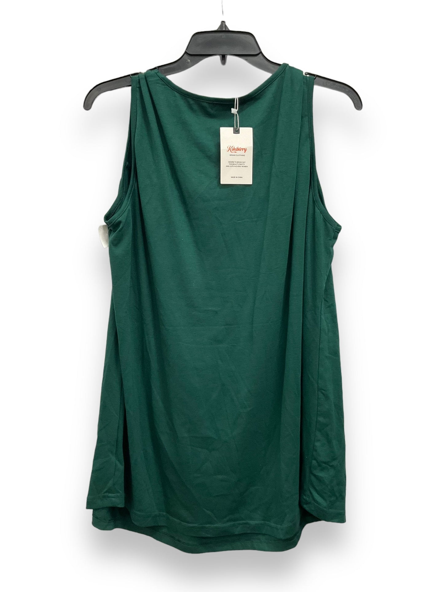 Top Sleeveless Basic By Clothes Mentor In Green, Size: 2x