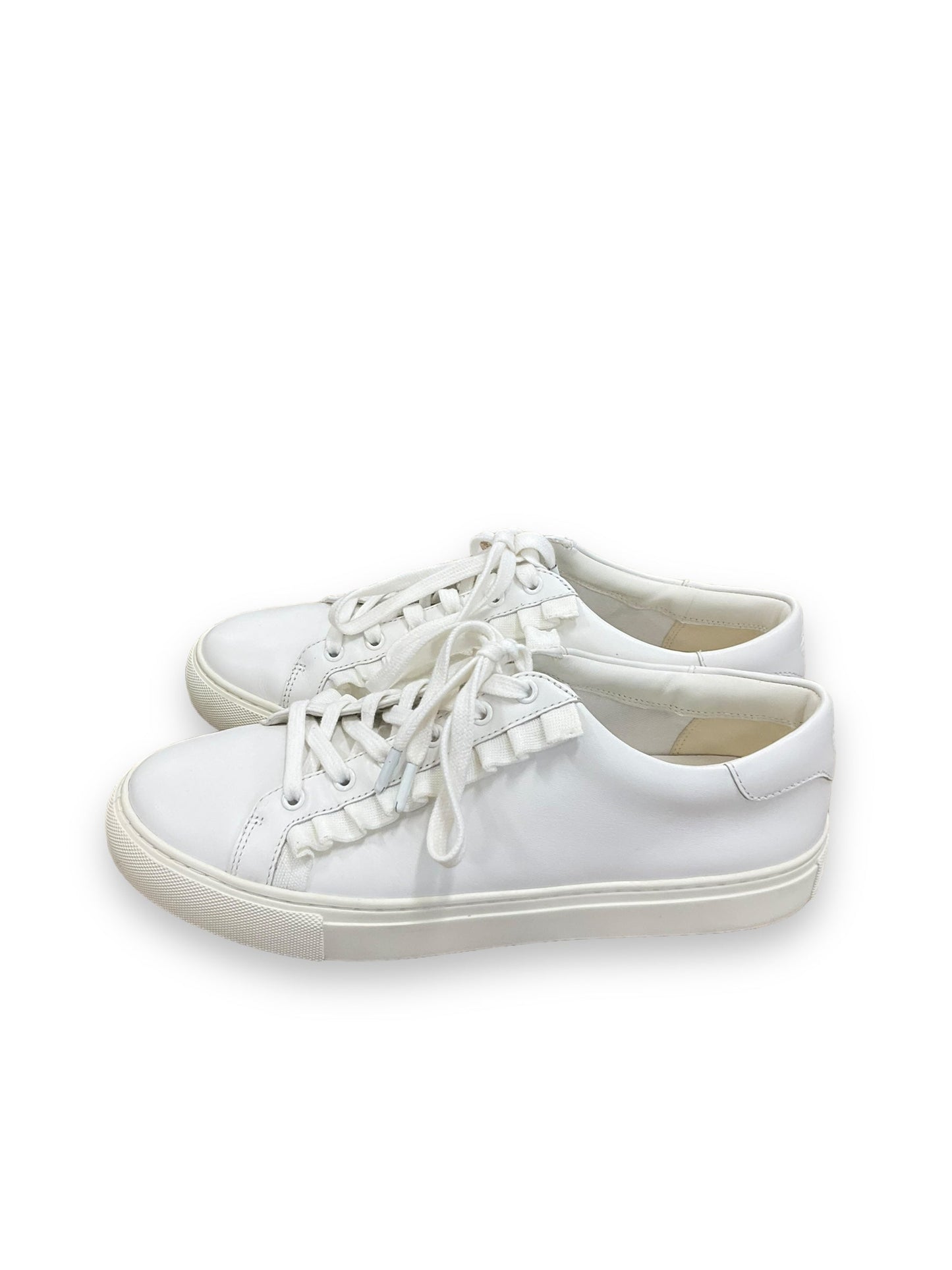 White Shoes Designer Tory Burch, Size 9.5