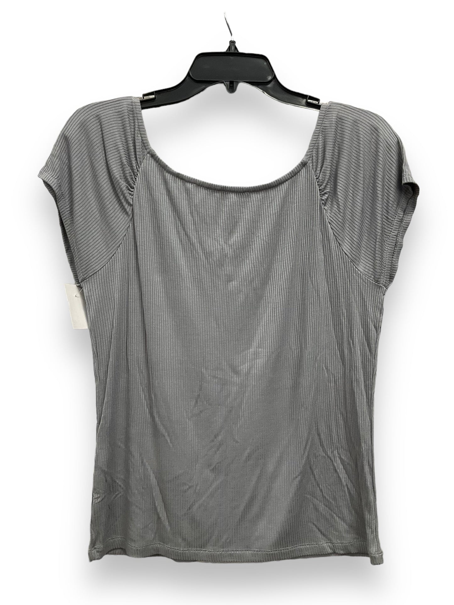 Grey Top Short Sleeve T Tahari, Size L