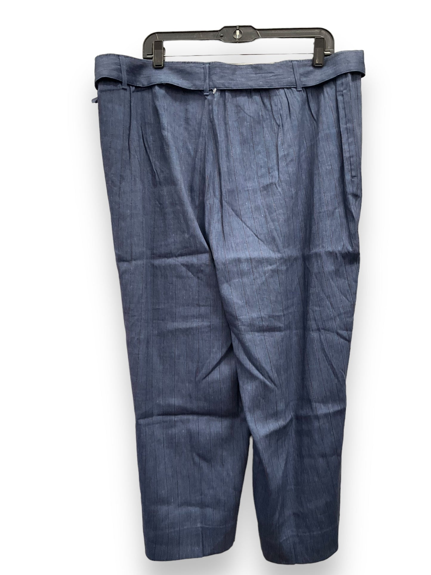 Blue Pants Linen J. Jill, Size 2x