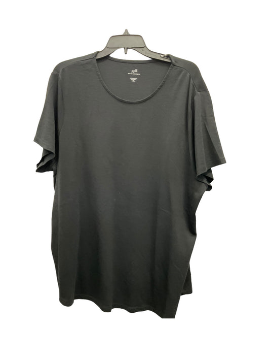 Black Top Short Sleeve J. Jill, Size 3x