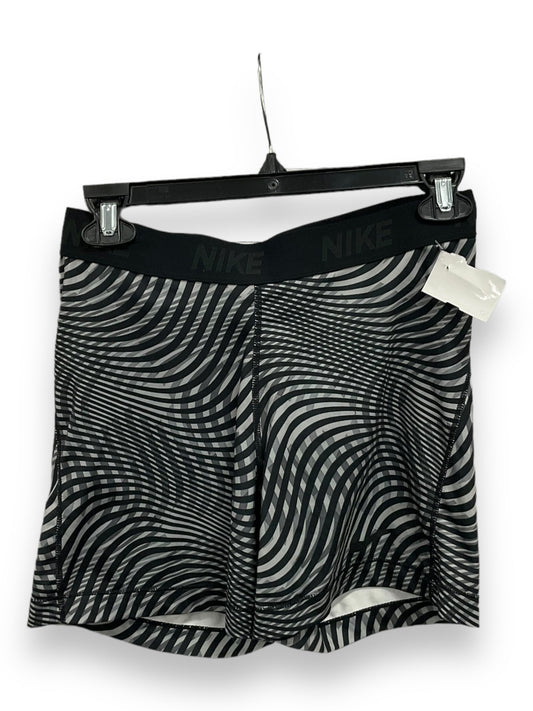 Striped Pattern Athletic Shorts Nike Apparel, Size L