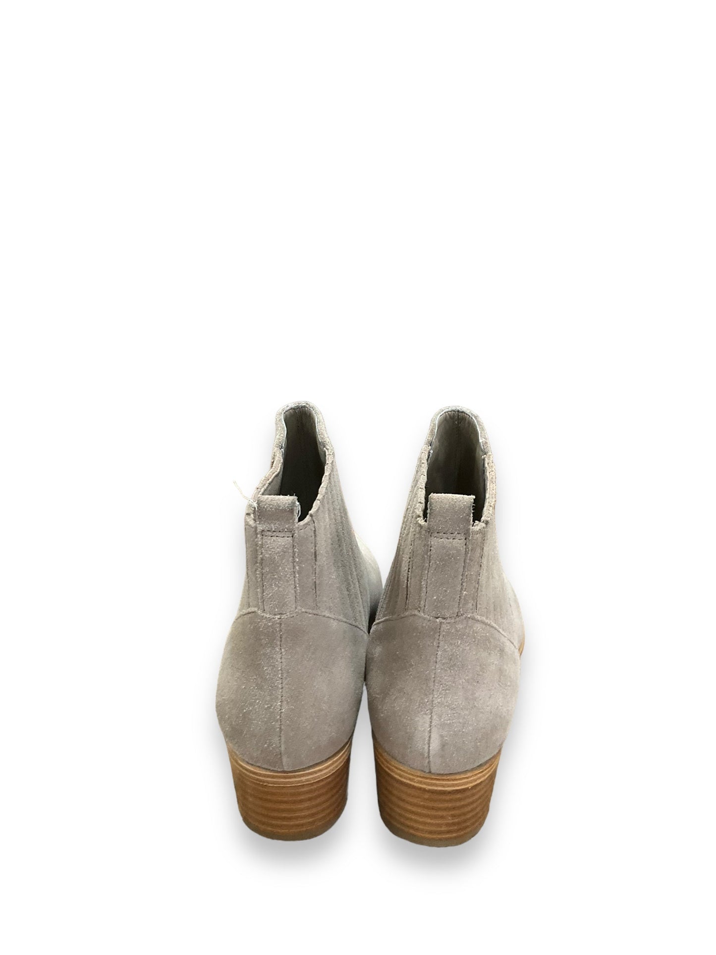 Grey Boots Ankle Heels Marc Fisher, Size 8