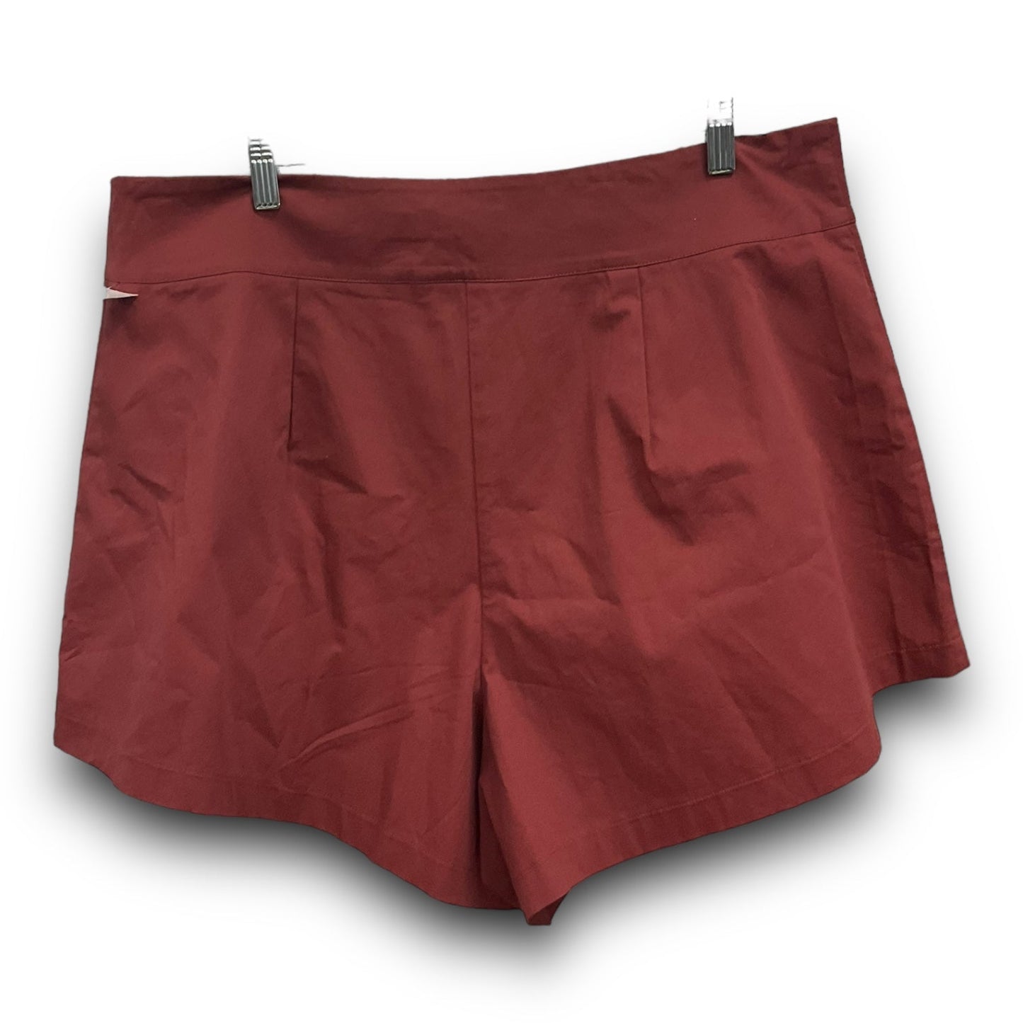 Shorts By Fashion To Figure In Red, Size: 1x