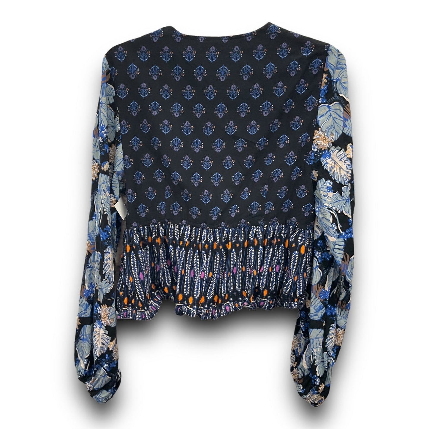 Top Long Sleeve By Free People In Floral Print, Size: M