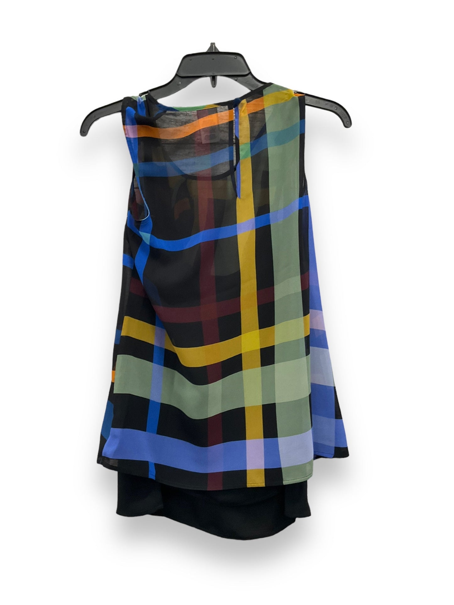 Blouse Sleeveless By Cabi In Multi-colored, Size: Xs