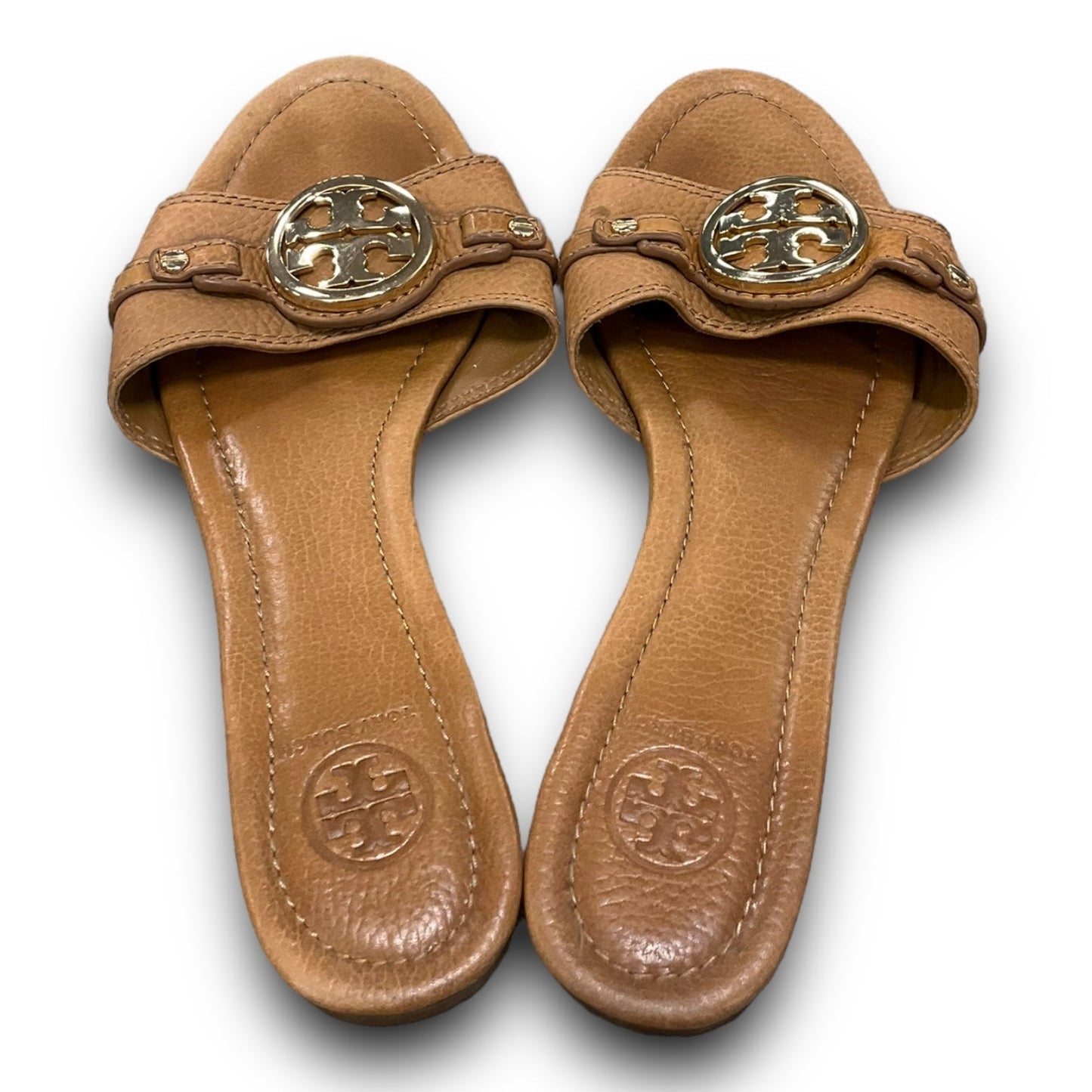 Shoes Designer By Tory Burch In Brown, Size: 9