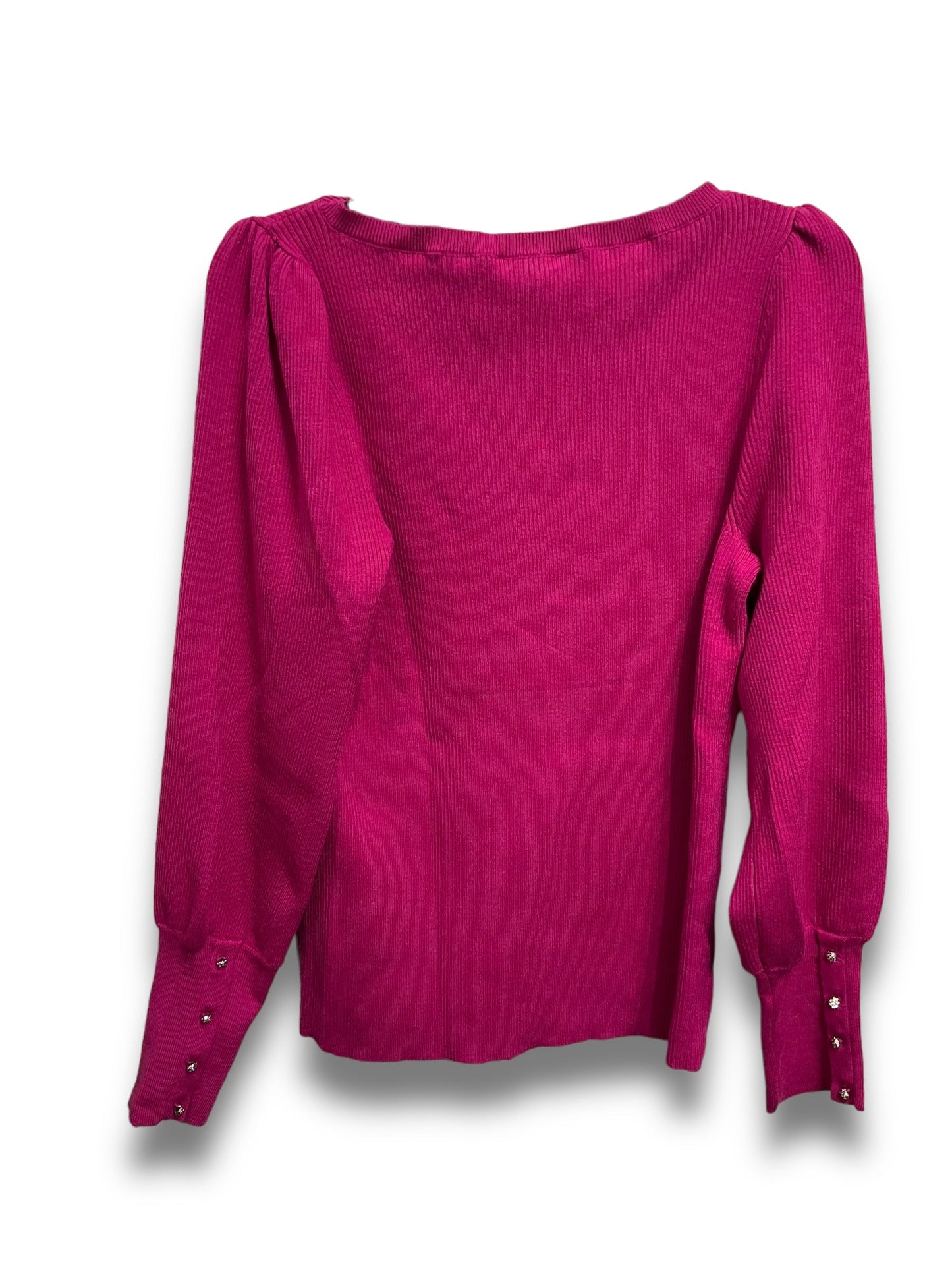 Sweater By Ann Taylor In Purple, Size: Xl