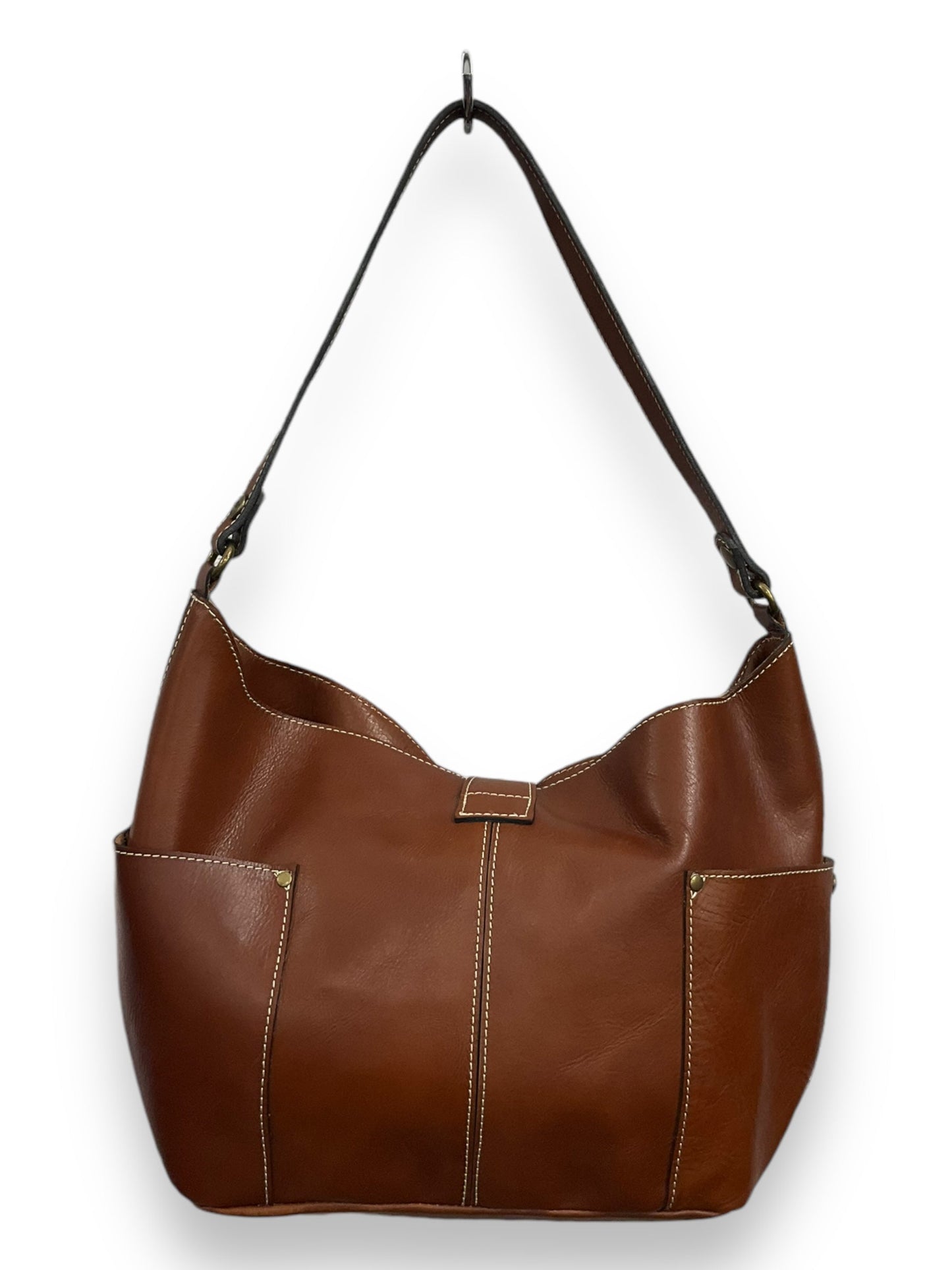 Handbag Leather By Patricia Nash, Size: Large