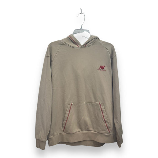 Sweatshirt Hoodie By New Balance In Tan, Size: Xl