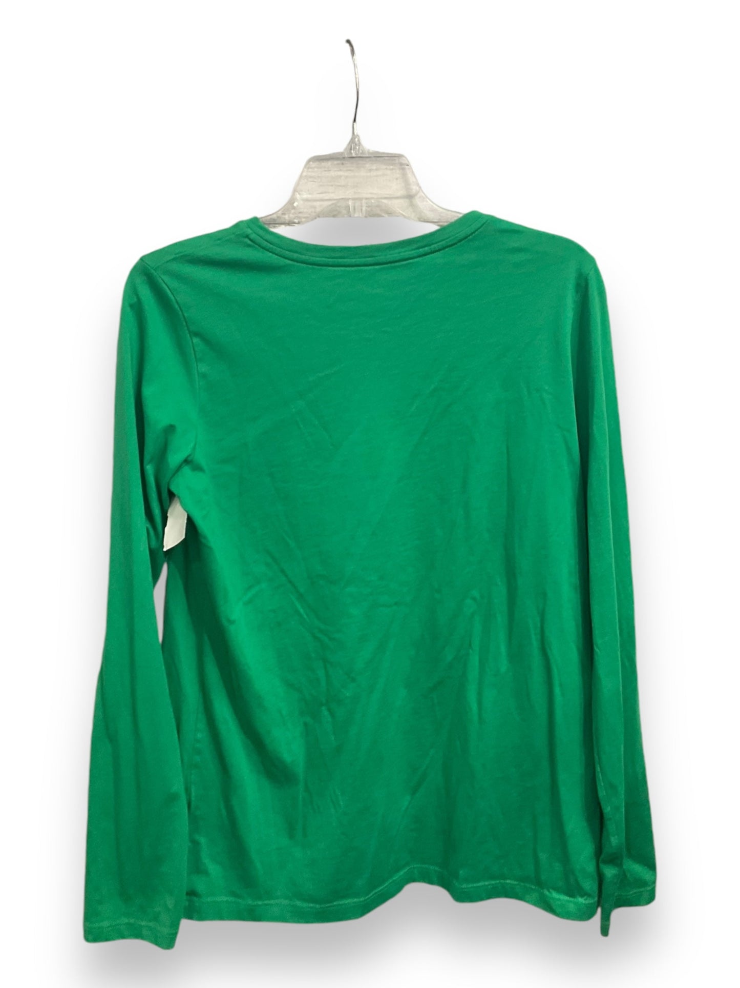 Top Long Sleeve By Lands End In Green, Size: S