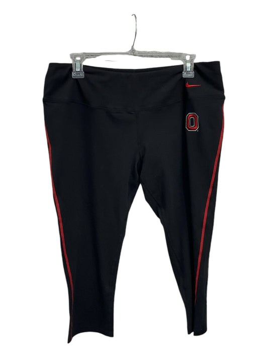 Athletic Capris By Nike Apparel In Black, Size: Xl