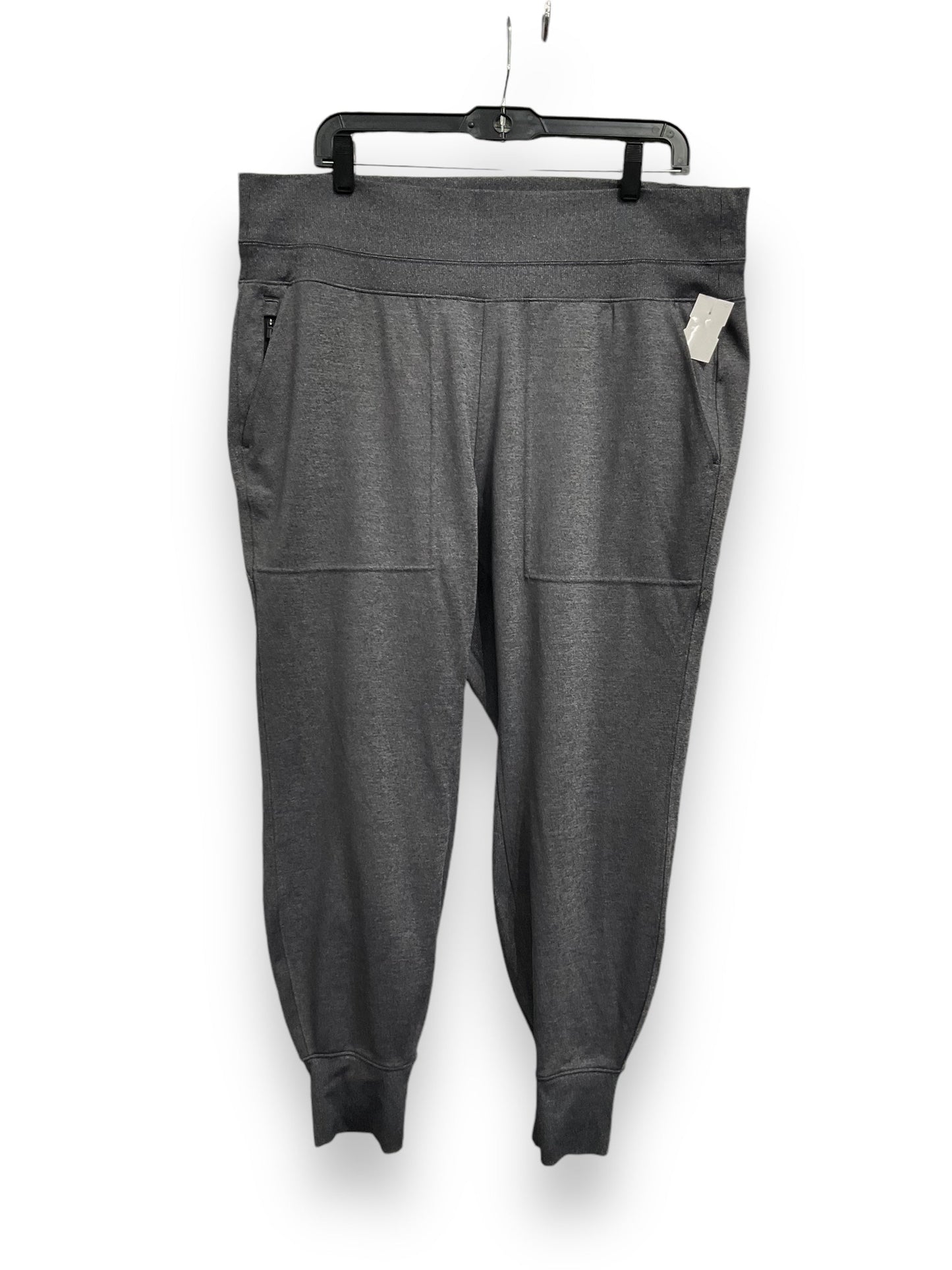 Athletic Pants By Athleta In Grey, Size: 1x