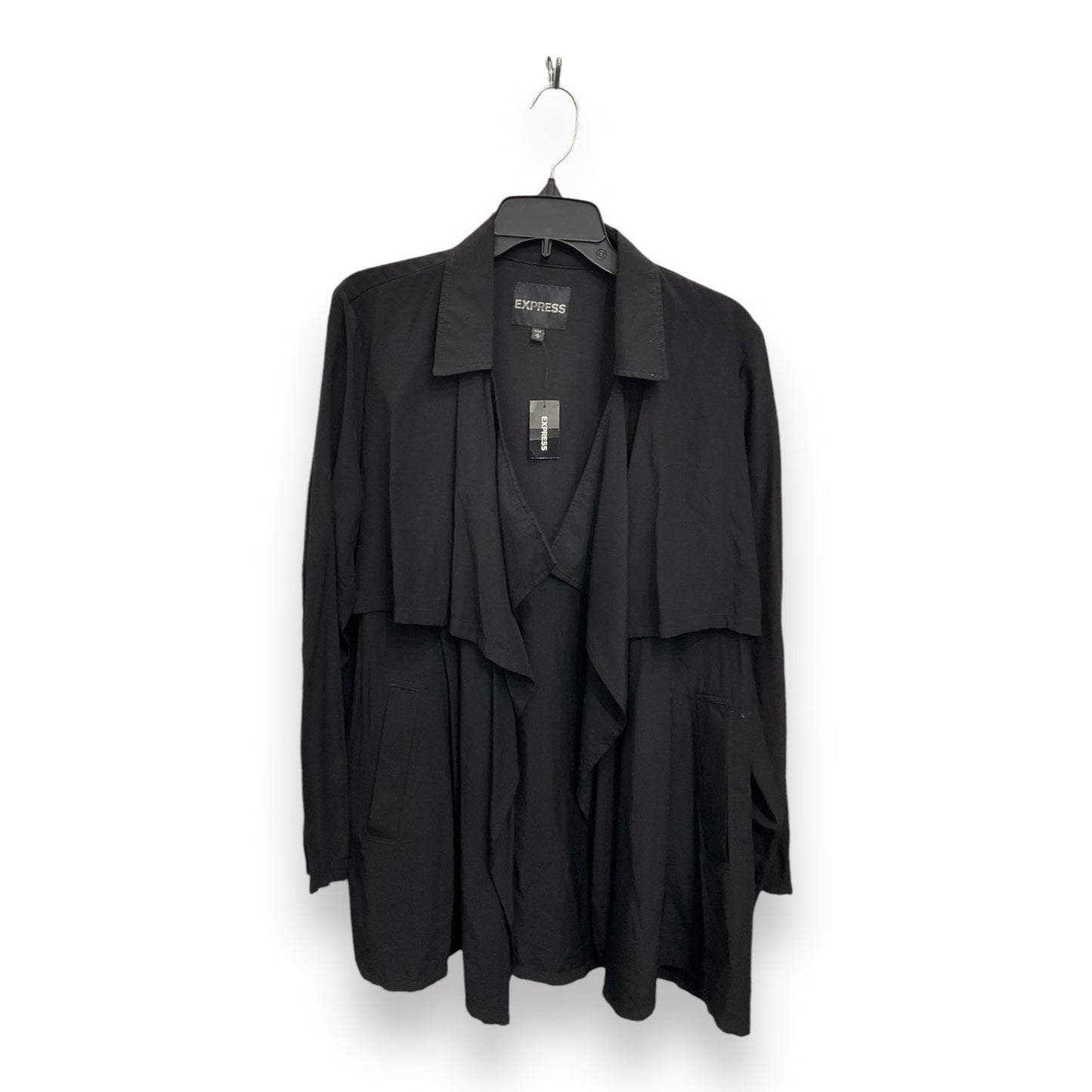 Cardigan By Express In Black, Size: M