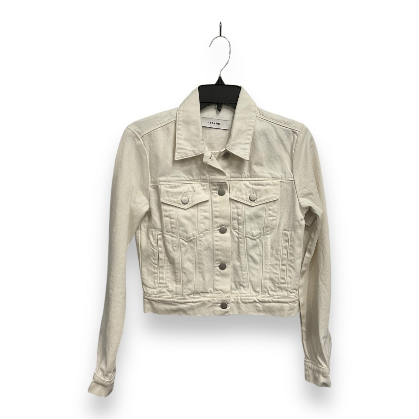 Jacket Denim By J Brand In White, Size: Xs