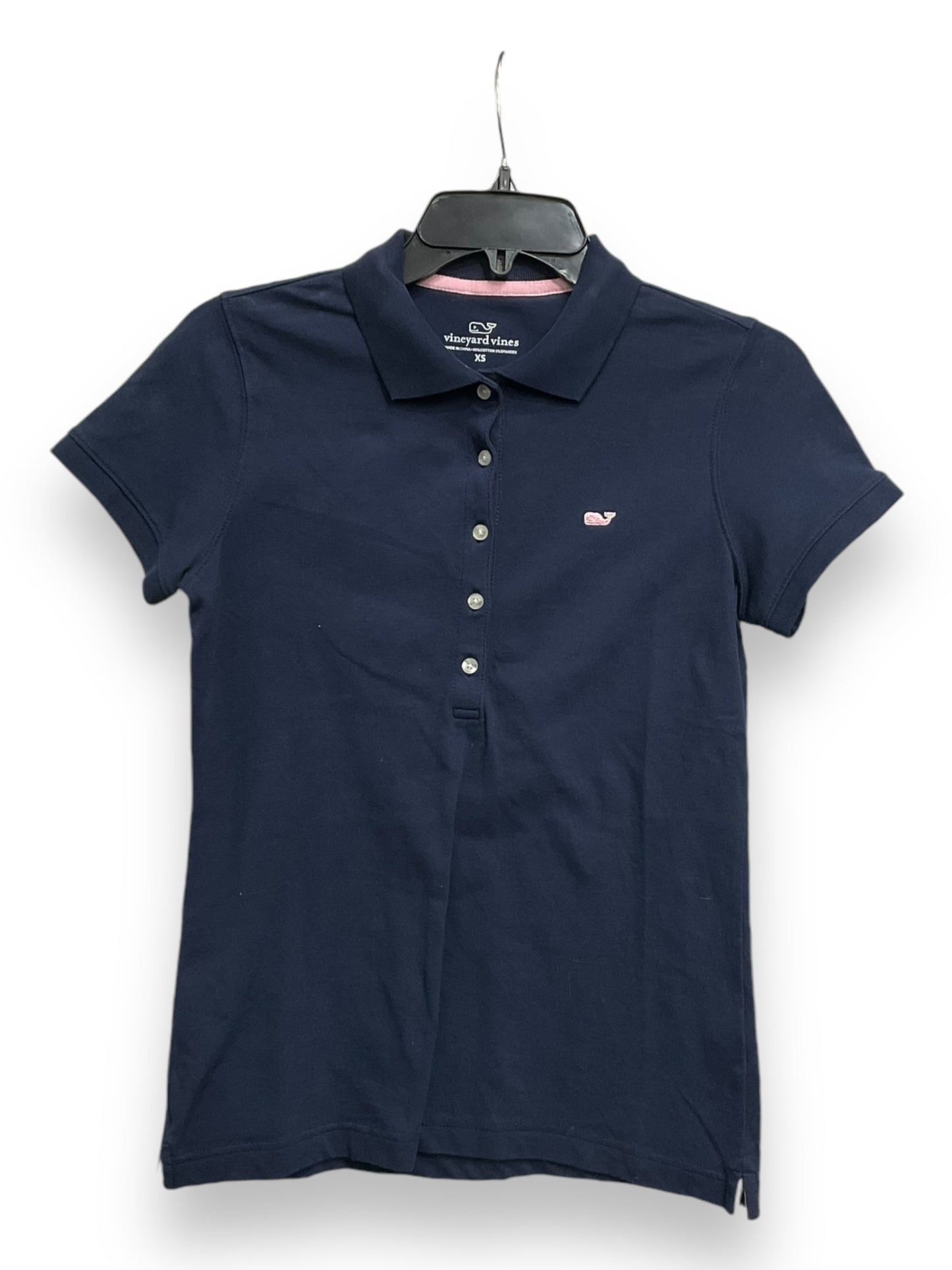 Top Short Sleeve By Vineyard Vines In Navy, Size: Xs