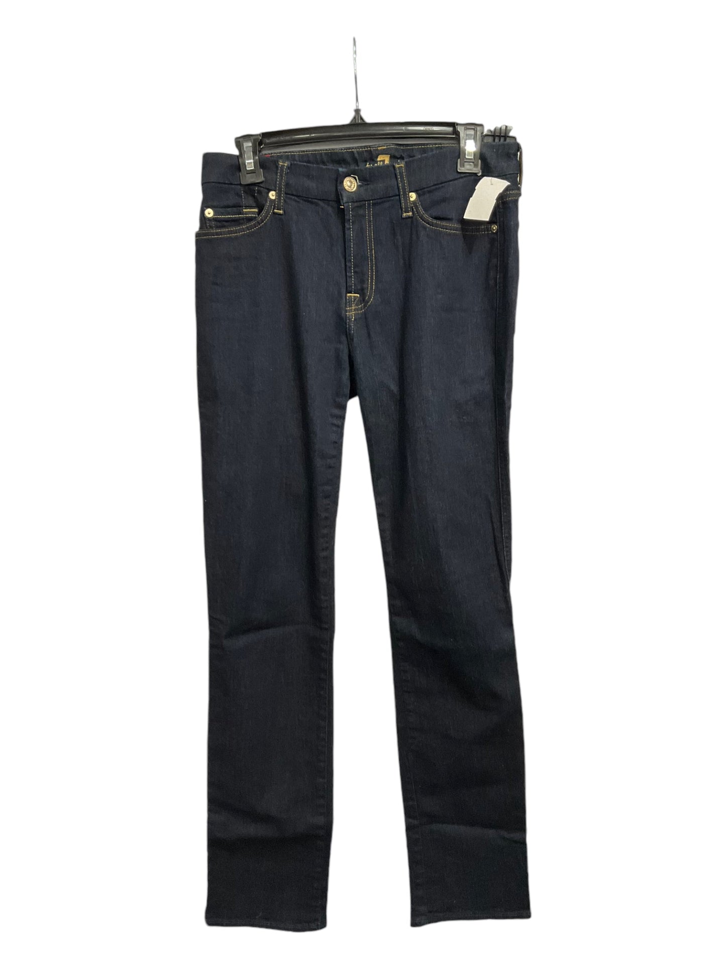 Jeans Straight By 7 For All Mankind In Blue, Size: 8