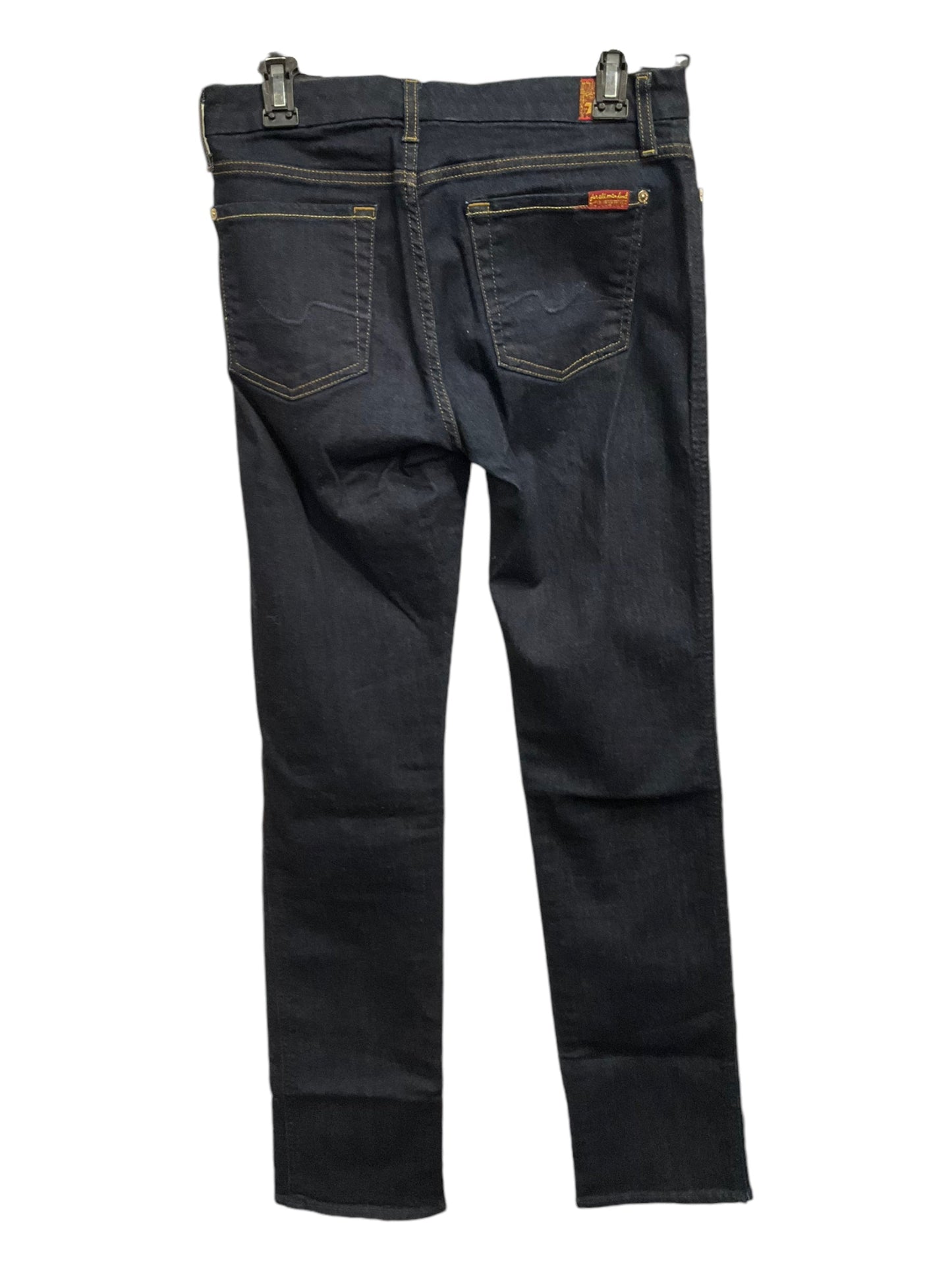 Jeans Straight By 7 For All Mankind In Blue, Size: 8