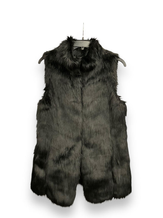 Vest Faux Fur & Sherpa By White House Black Market In Black, Size: S