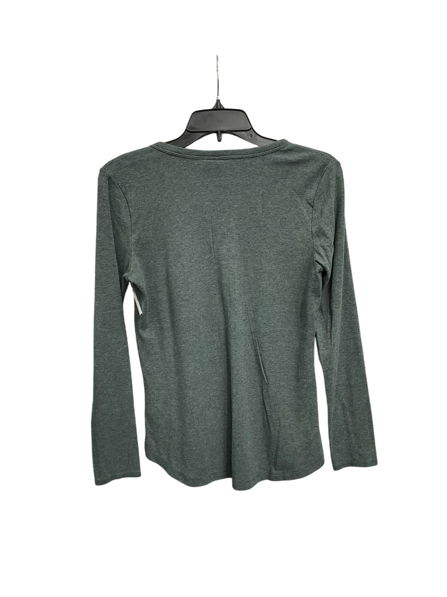 Top Long Sleeve Basic By Cynthia Rowley In Green, Size: M