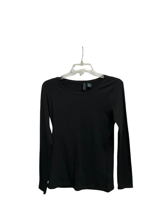 Top Long Sleeve Basic By Cynthia Rowley In Black, Size: M