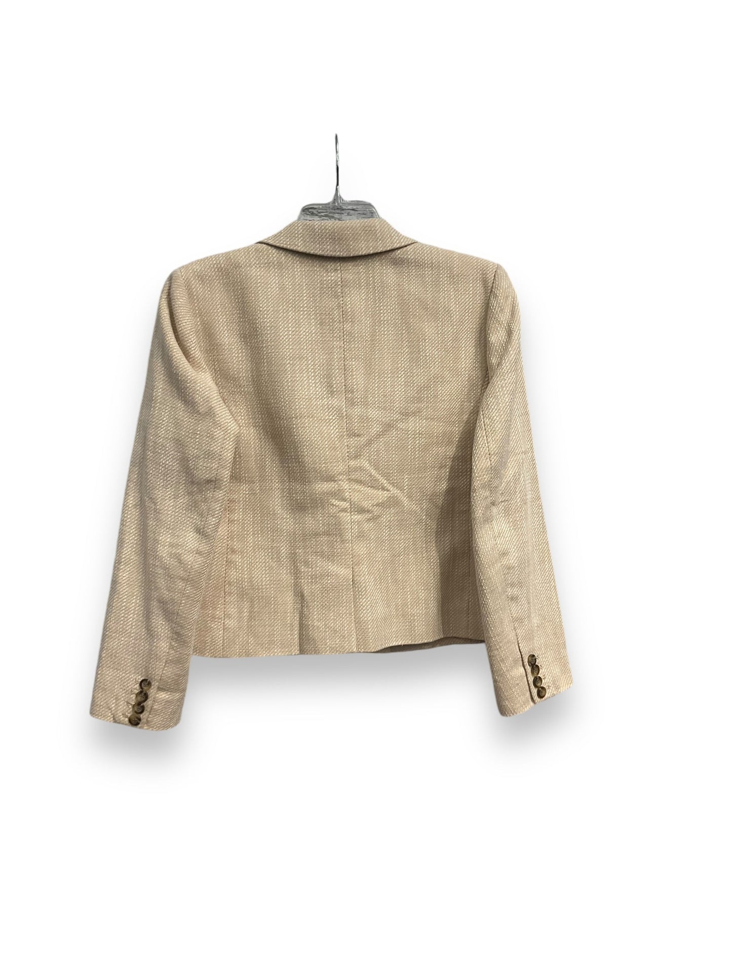 Blazer By Ann Taylor In Cream, Size: S