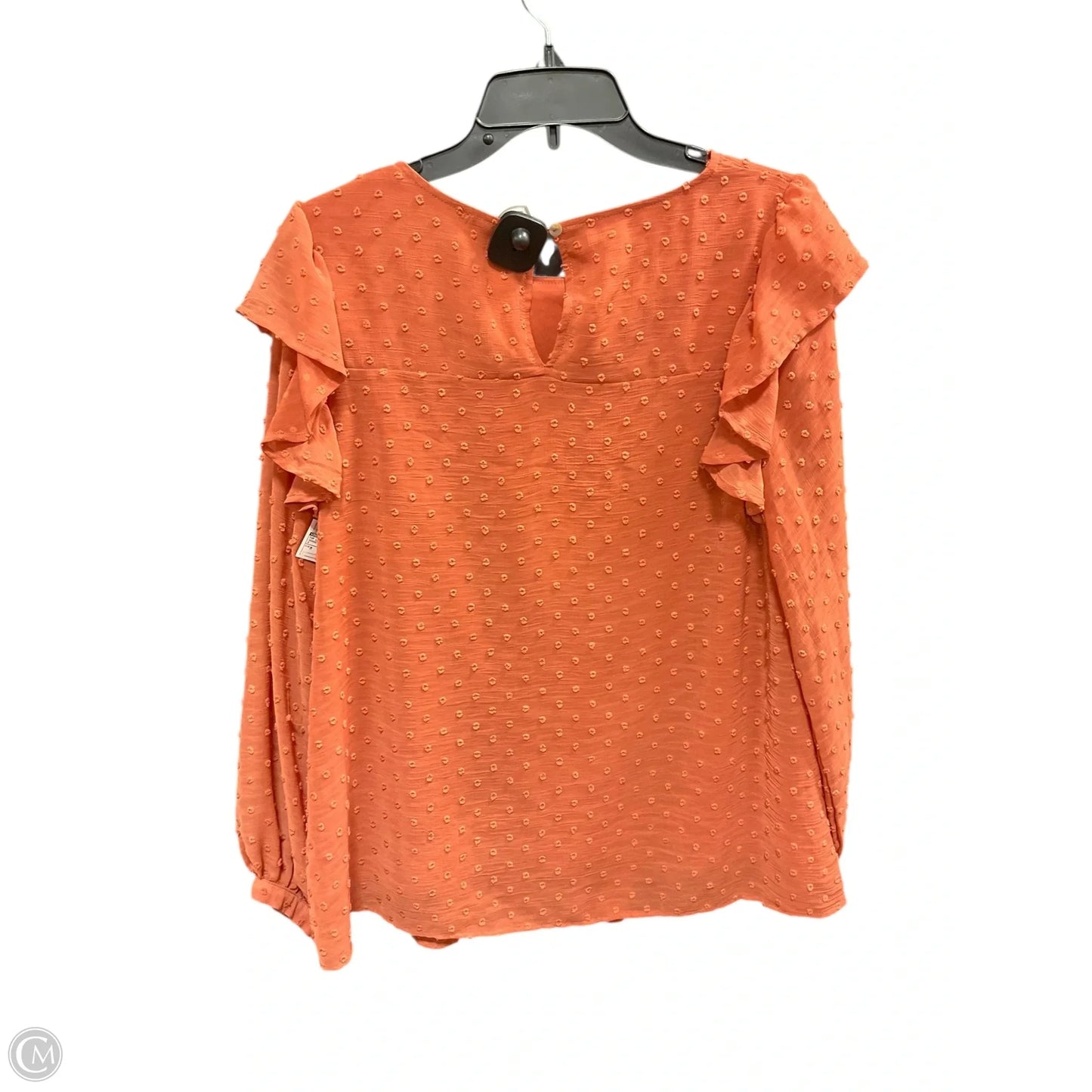 Top Long Sleeve By Jodifl In Orange, Size: M
