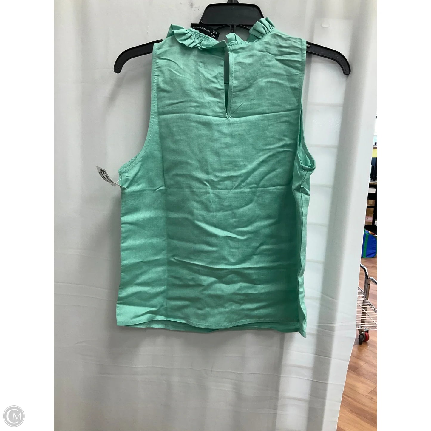 Top Sleeveless By New York And Co In Green, Size: S