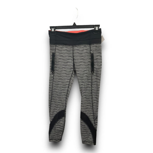 Athletic Capris By Lululemon In Grey, Size: S