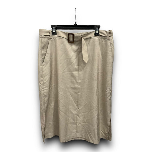 Beige Skirt Midi Banana Republic, Size Xl