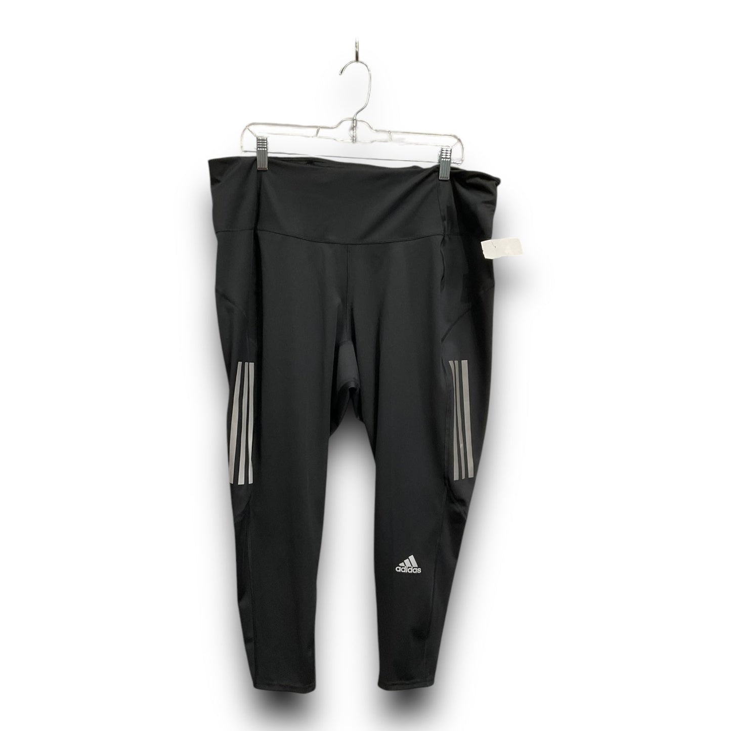 Athletic Capris By Adidas In Black, Size: 3x