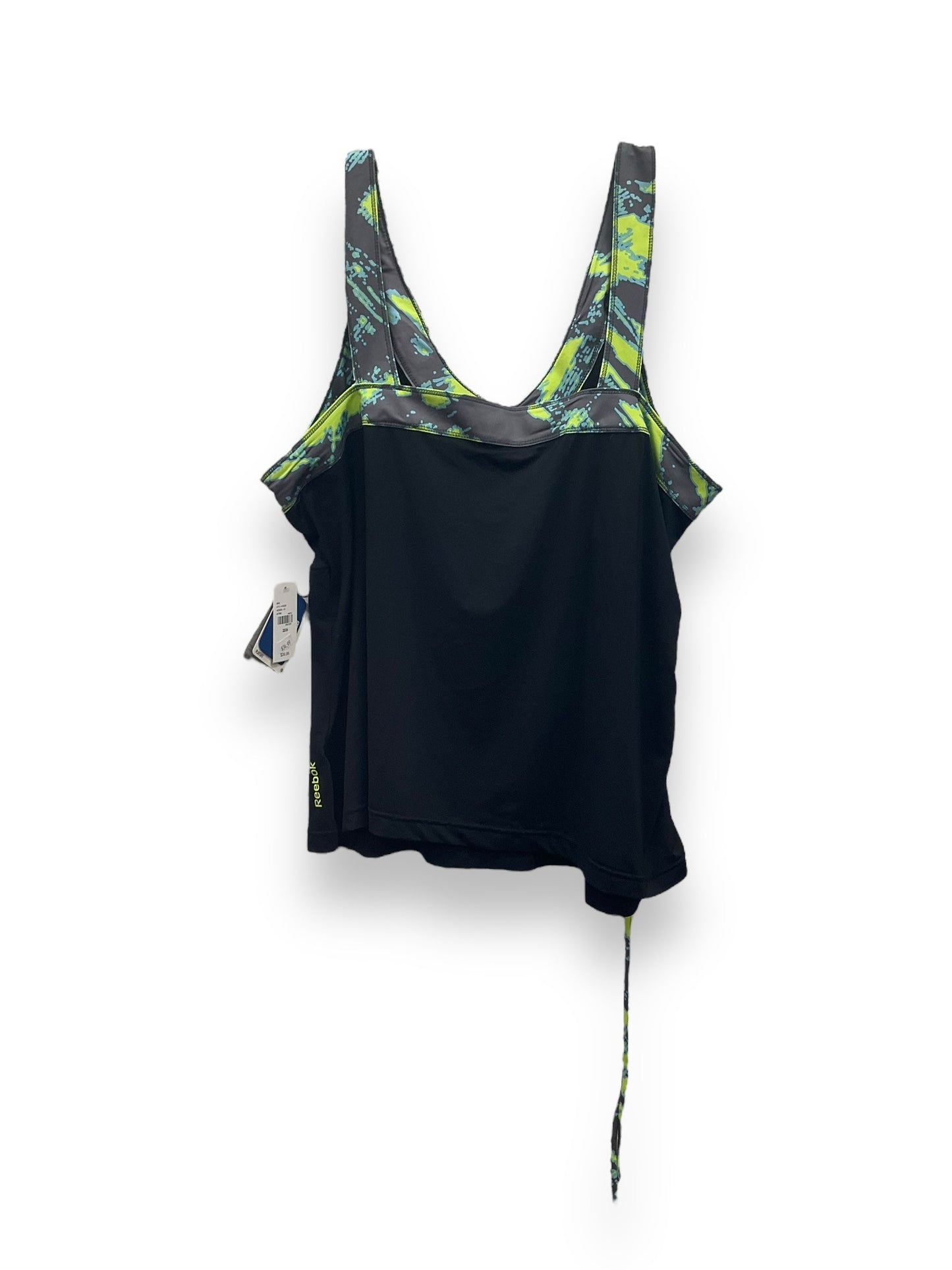 Black & Green Athletic Tank Top Reebok, Size 3x