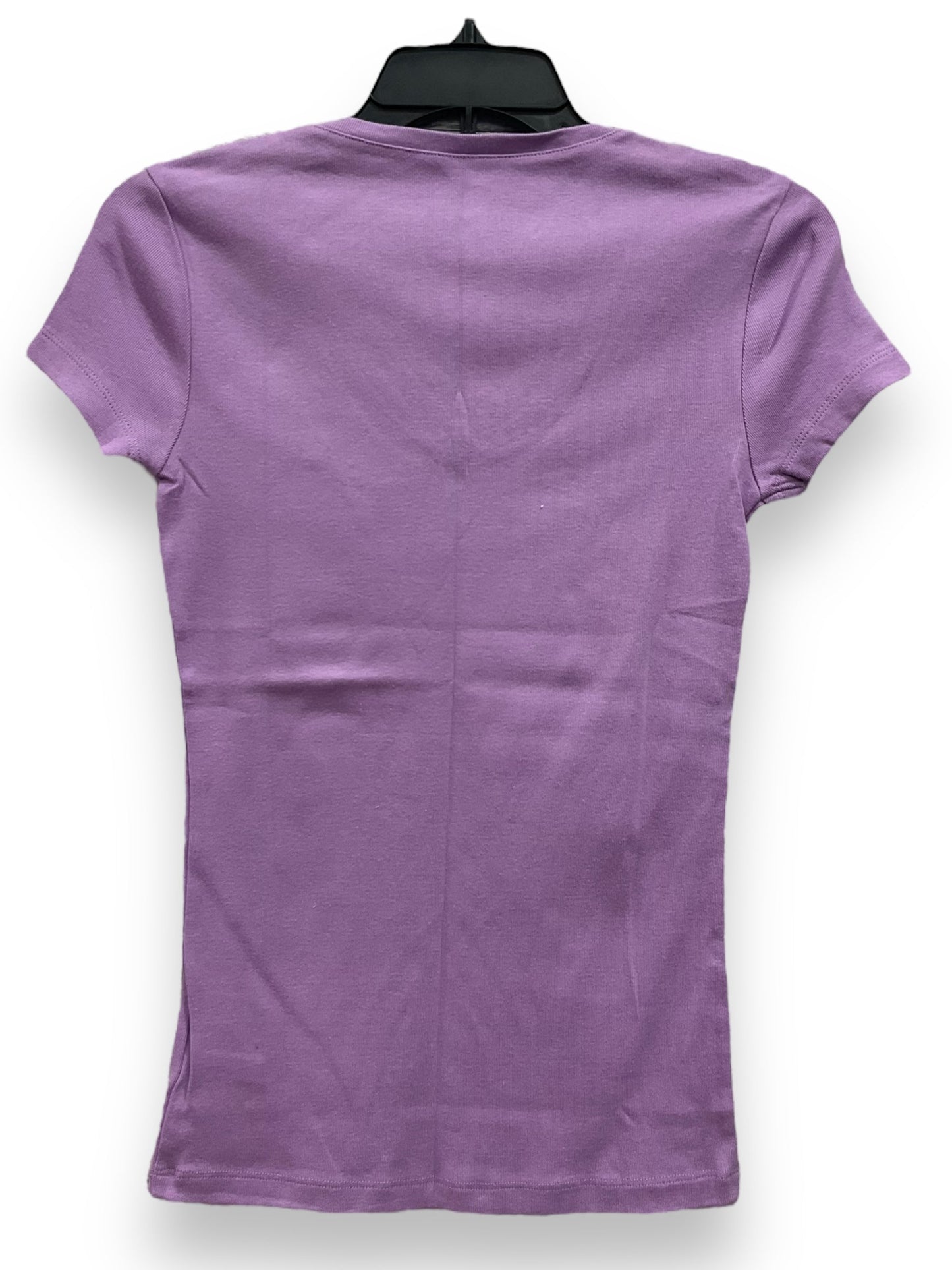 Purple Top Short Sleeve Basic Tommy Hilfiger, Size S