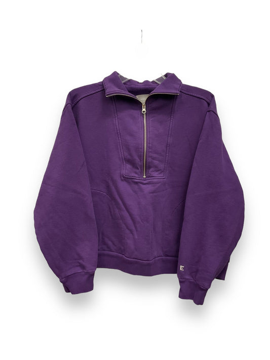 Purple Athletic Sweatshirt Collar Everlane, Size L