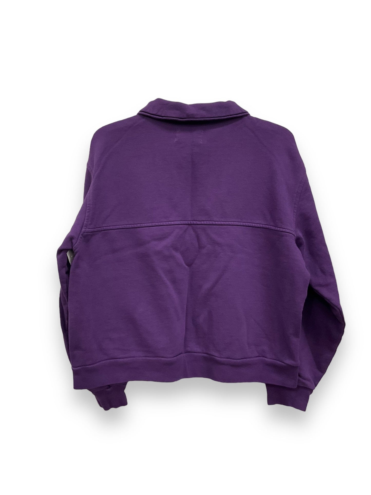 Purple Athletic Sweatshirt Collar Everlane, Size L