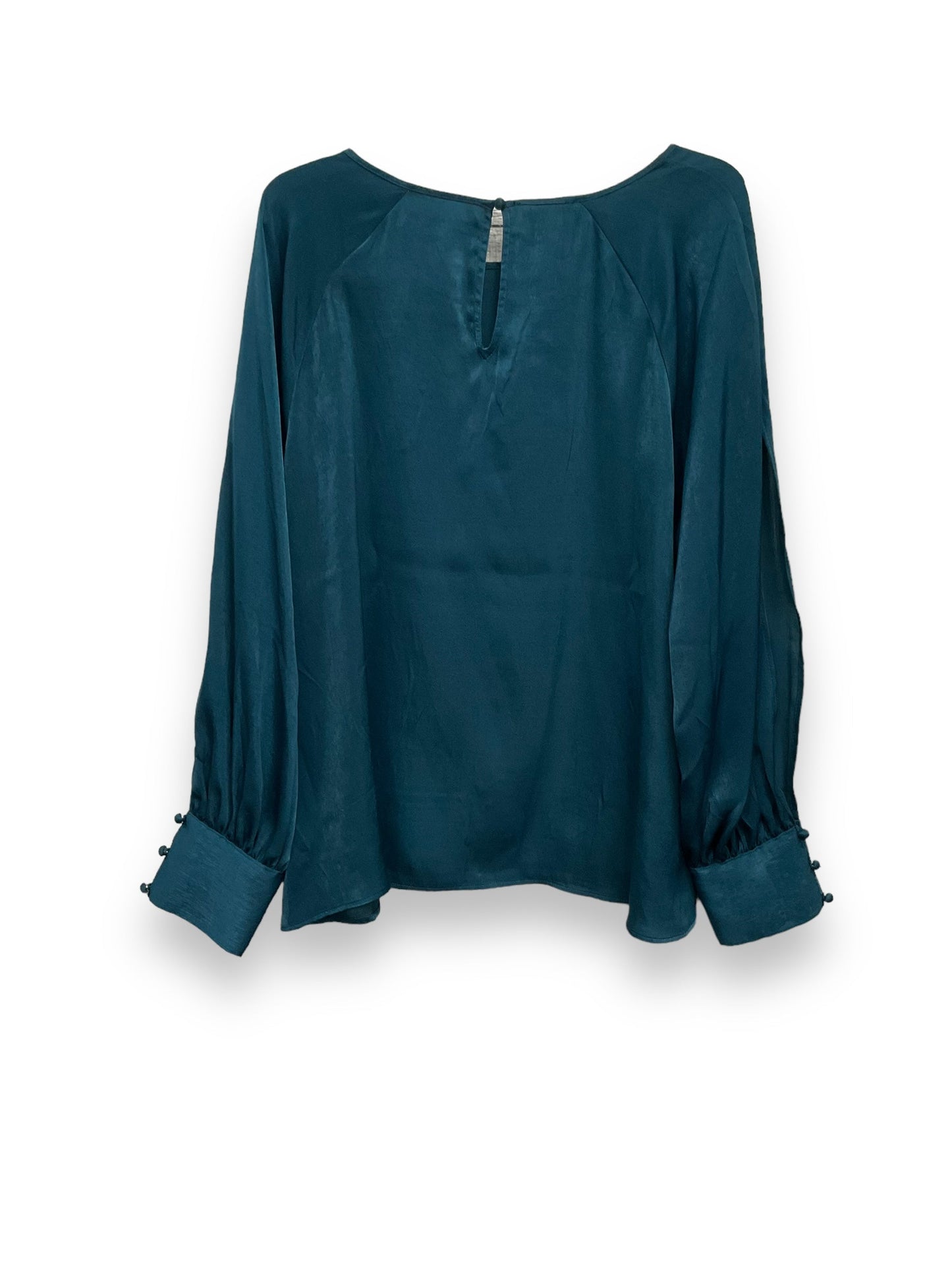 Teal Blouse Long Sleeve Maurices, Size Xxl