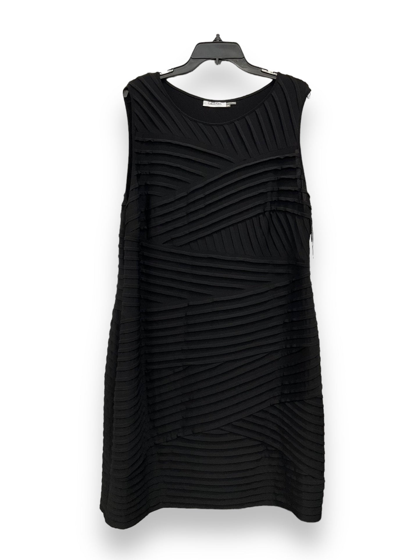 Black Dress Casual Short Calvin Klein, Size 3x