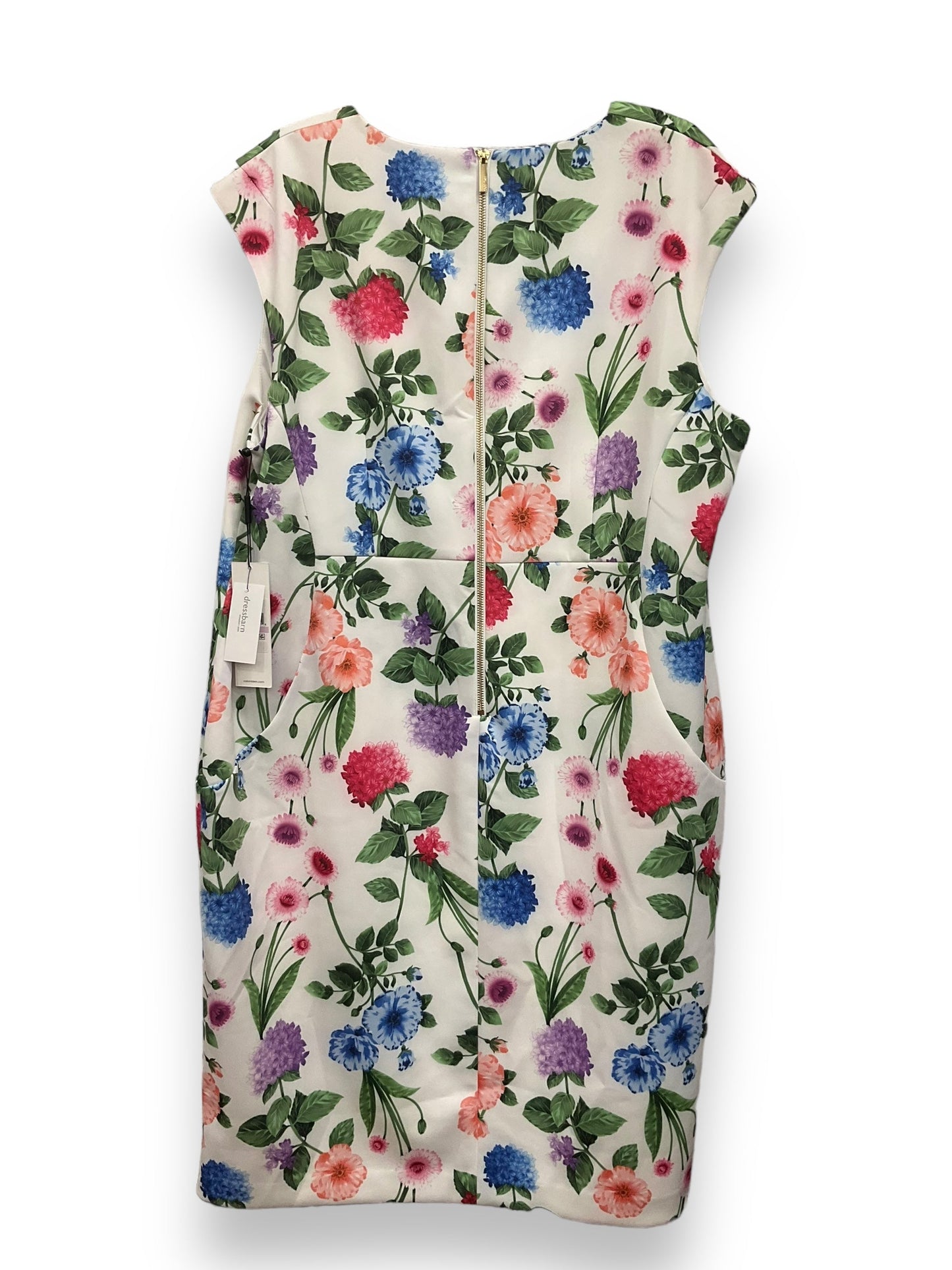 Floral Print Dress Casual Short Calvin Klein, Size 3x