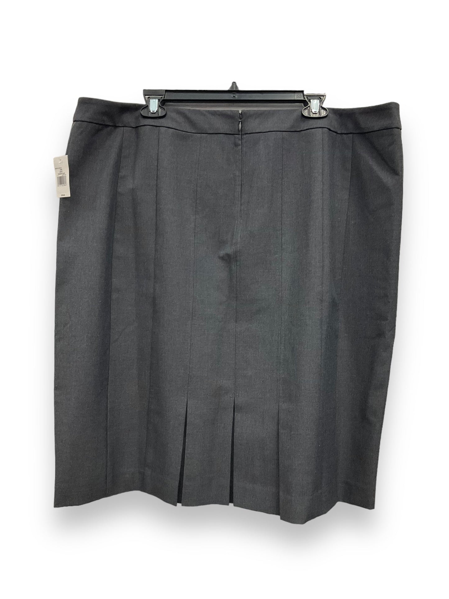 Grey Skirt Midi Limited, Size 1x